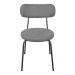 Cadeira de Jantar Modelo Taal - Assento em Espuma Revestido em Linho 84,5x49x61,5cm