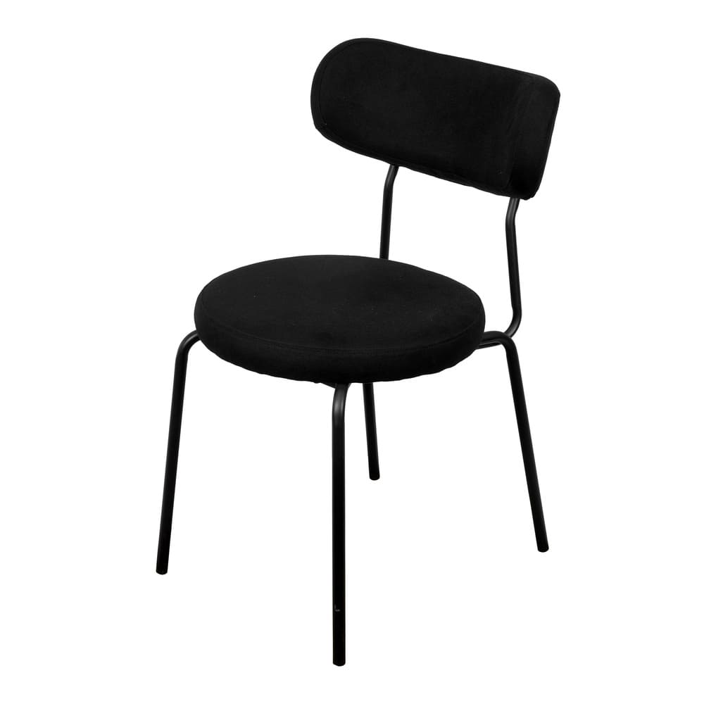 Cadeira de Jantar Modelo Taal - Assento em Espuma Revestido em Linho 84,5x49x61,5cm