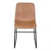 Cadeira de Jantar Modelo Verner - Assento em Espuma Revestido em PU 84x56x56cm