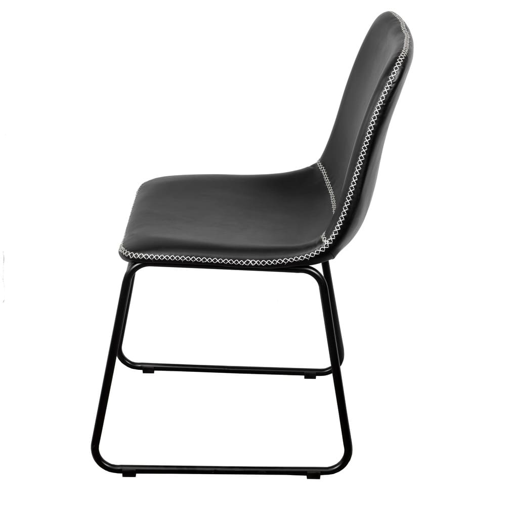 Cadeira de Jantar Modelo Verner - Assento em Espuma Revestido em PU 84x56x56cm