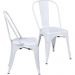 Conjunto 2 Cadeiras Sala De Jantar Titan Aço Pintura Branca