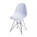 Conjunto 4 Cadeiras Eames Dkr Cozinha Jantar Cromado Branco