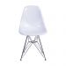 Conjunto 4 Cadeiras Eames Dkr Cozinha Jantar Cromado Branco