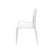 Conjunto De 4 Cadeiras Gruvyer Sala De Jantar Cor Branca