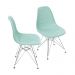 KIT 2 CADEIRAS 1119 PP TIFFANY BASE METAL