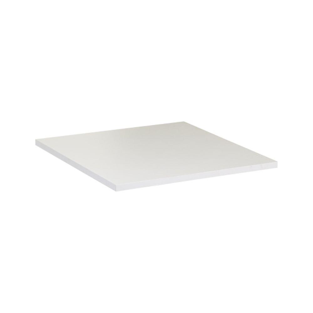 Tampo  De Mesa Quadrado Sala De Jantar 60Cm Madeira Branco