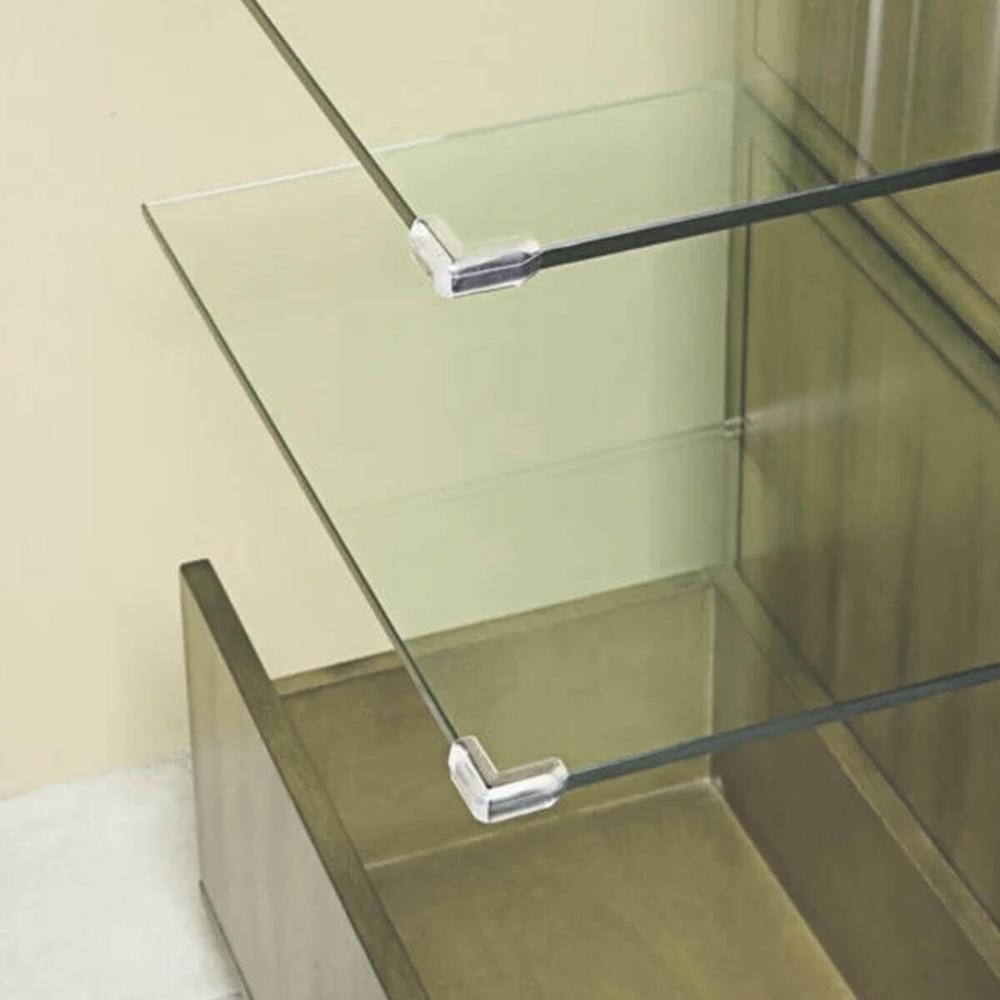 12 Protetores de Quina Ordene 4cm Canto para Bebe Plástico Prateleira Mesa Móveis