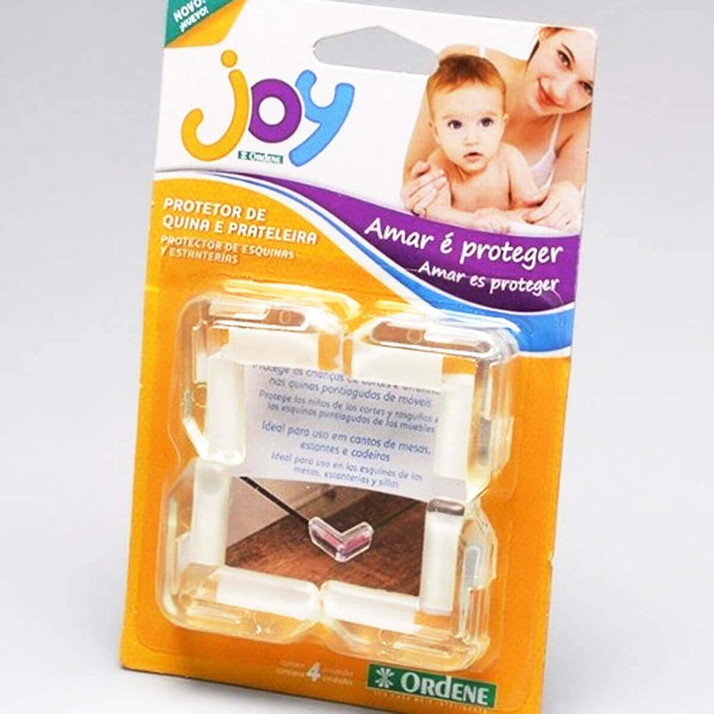 12 Protetores de Quina Ordene 4cm Canto para Bebe Plástico Prateleira Mesa Móveis