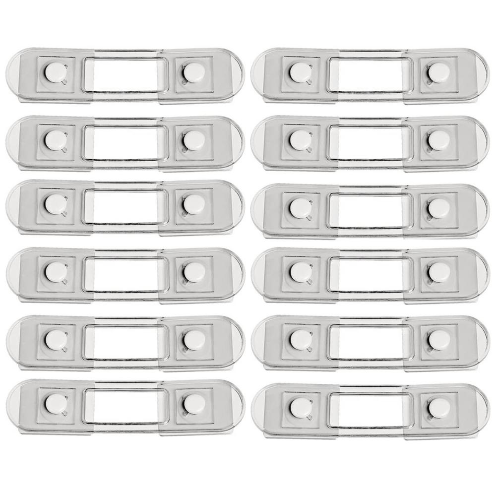 12 Travas Para Gaveta e Porta de Móveis Flexíveis Bebê Prend
