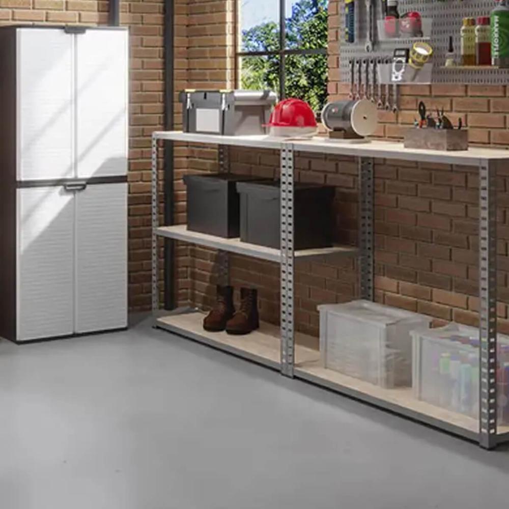 2 Caixas Organizadoras Plástica Altas 30L Ordene Organize Brinquedos Closet Incolor
