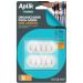2 Organizador de 5 Cabos e Fios Adesivo Emborrachado Branco Ordene 6,5cm Aplik