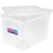 3 Caixas Organizadoras Ordene com Tampa Click 30L 42,5x30,5cm Incolor