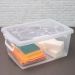 4 Caixas Organizadoras Travas e Alças 4L Bel Ordene para Armário Closet Incolor