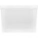 6 Caixas Organizadoras Plásticas Média Alta 30L Ordene Transparentes Radical Color