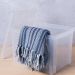 6 Caixas Organizadoras Plásticas Média Alta 30L Ordene Transparentes Radical Color