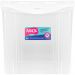 6 Caixas Organizadoras Plásticas Média Alta 30L Ordene Transparentes Radical Color
