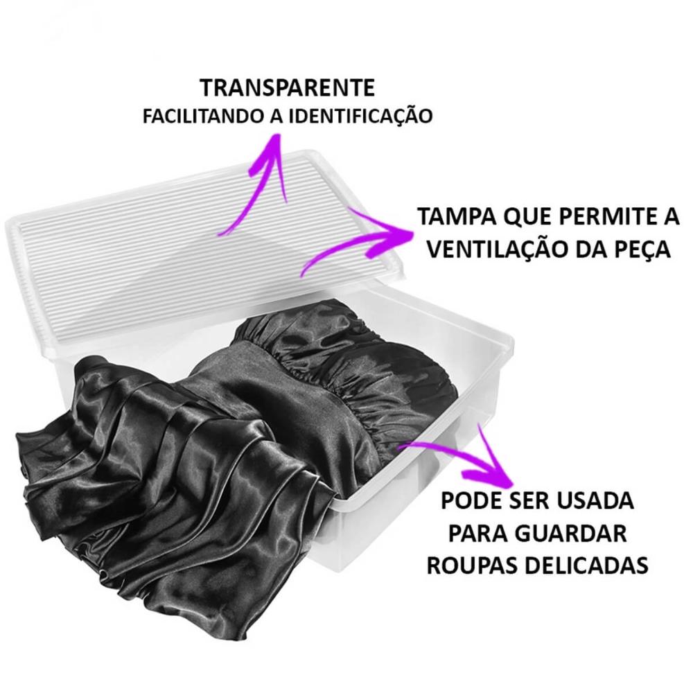 6 Caixas Organizadoras para Botas Cano Longo Empilháveis Tam