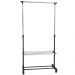Arara Sapateira Regulável 80 a 155cm Ordene Expositor Calçados Closet Rodinhas My Closet