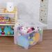 Caixa Organizadora Plástica Alta 30L Transparente Ordene Radical Color Organize Brinquedos Closet