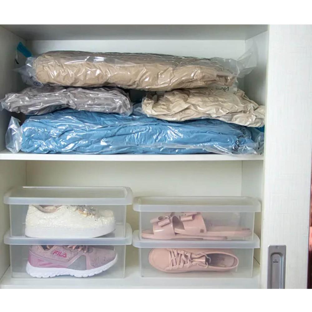 Conjunto 6 Caixas para Calçados 38 ao 46 com Tampa Ventiláve