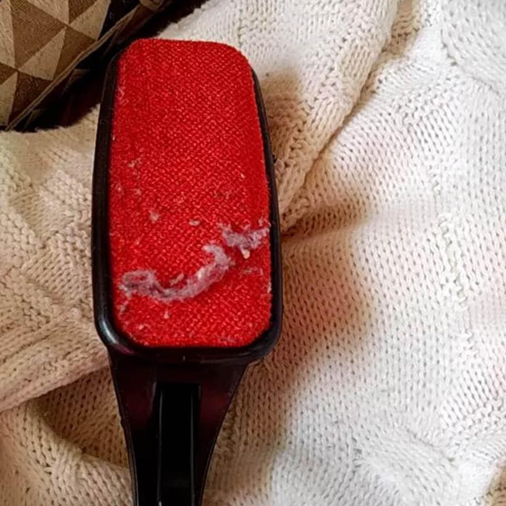 Escova Tira Pelo Giratório Preto Ordene Removedor de Pêlos Roupas Fiapos Tecidos