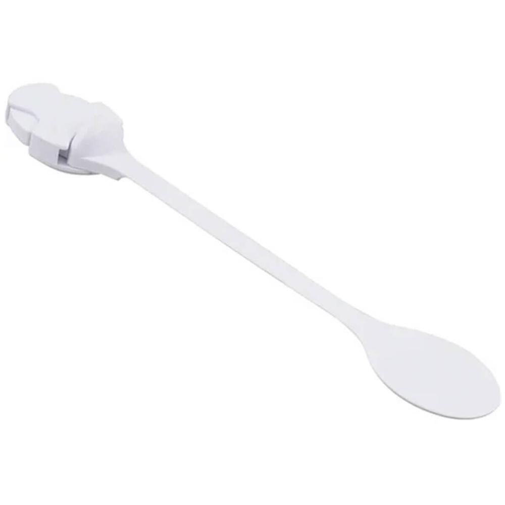 Kit 2 Travas de Segurança Tampo Sanitário Plástico Proteção para Bebês Crianças Branco