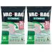 Kit 2 Vac Bag Extra Grande 80x100cm 1 Saco à Vacuo para Edredom Ordene Transparente