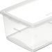 Kit 3 Caixas Organizadoras 15L Plástico com Tampa My Closet Ordene Transparente Retangular