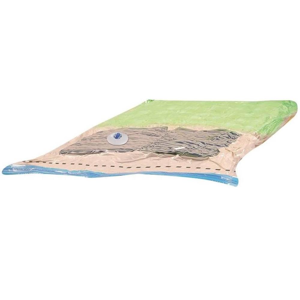 Kit 3 Vac Bag Extra Grande 80x100cm Saco à Vácuo para Edredom Ordene Transparente
