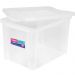Kit 4 Caixas Organizadoras Plásticas 30L com Trava Ordene Incolor Multiuso