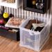 Kit 4 Caixas Organizadoras Plásticas 30L com Trava Ordene Incolor Multiuso