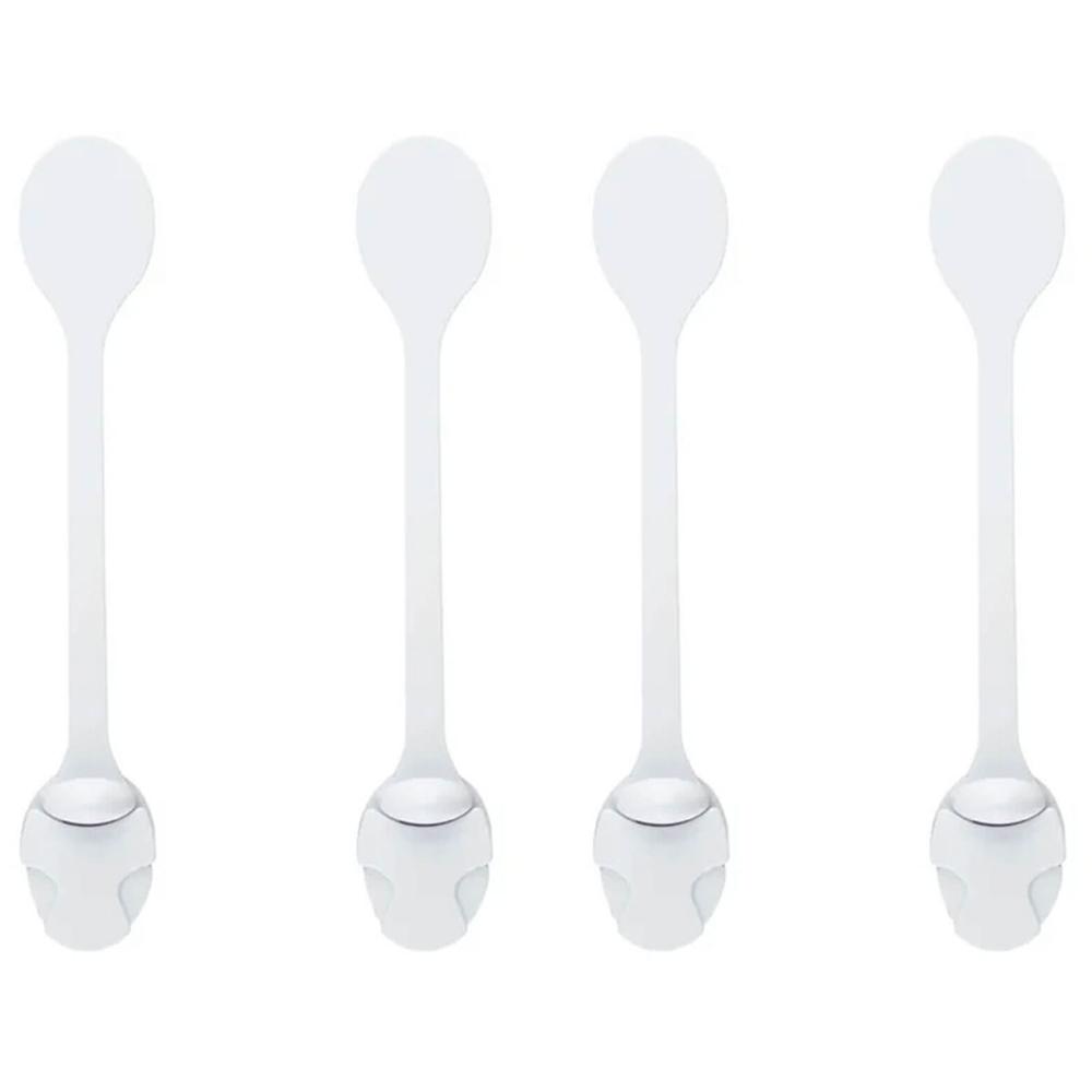Kit 4 Travas de Segurança Tampo Sanitário Plástico Proteção para Bebês Crianças Branco