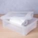 Kit 6 Caixas Organizadoras 13,5L Ordene Tampa Empilhável Closet Escritório Incolor