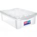 Kit 6 Caixas Organizadoras 13,5L Ordene Tampa Empilhável Closet Escritório Incolor