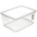 Kit 6 Caixas Organizadoras Plásticas 60L com Tampa My Closet