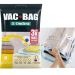 Kit 6 Sacos Vac Bag para Roupas Ordene Médio 45x65cm A Vácuo Polietileno Reutilizável 