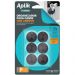 Organizador Emborrachado de Cabos Fios Adesivo Preto 6un Ordene 2,9x1,5cm Redondo
