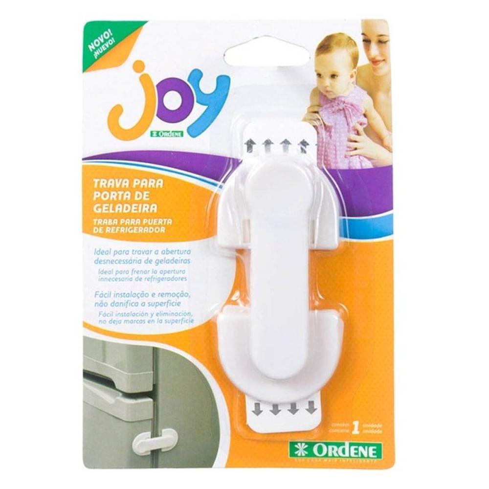 Trava Porta de Geladeira Adesiva Bebê Ordene Freezer Segurança Joy