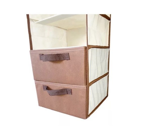 Cabideiro Com Gaveta Divisórias Organização E Espaço Closet