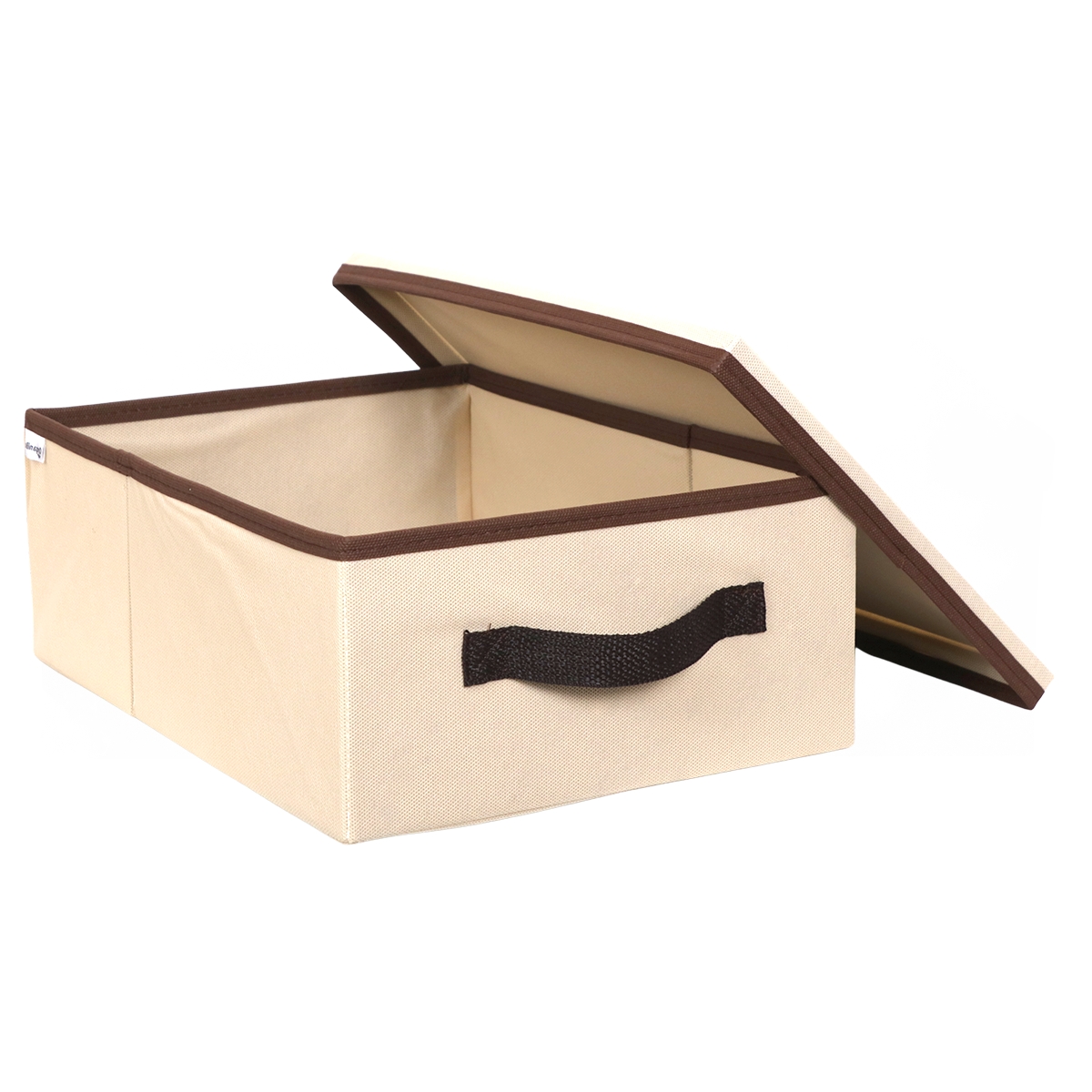 Caixa Organizadora Com Tampa 28x15x28 Puxador Alça KIT 2