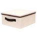 Caixa Organizadora Com Tampa 28x15x28 Puxador Alça KIT 2