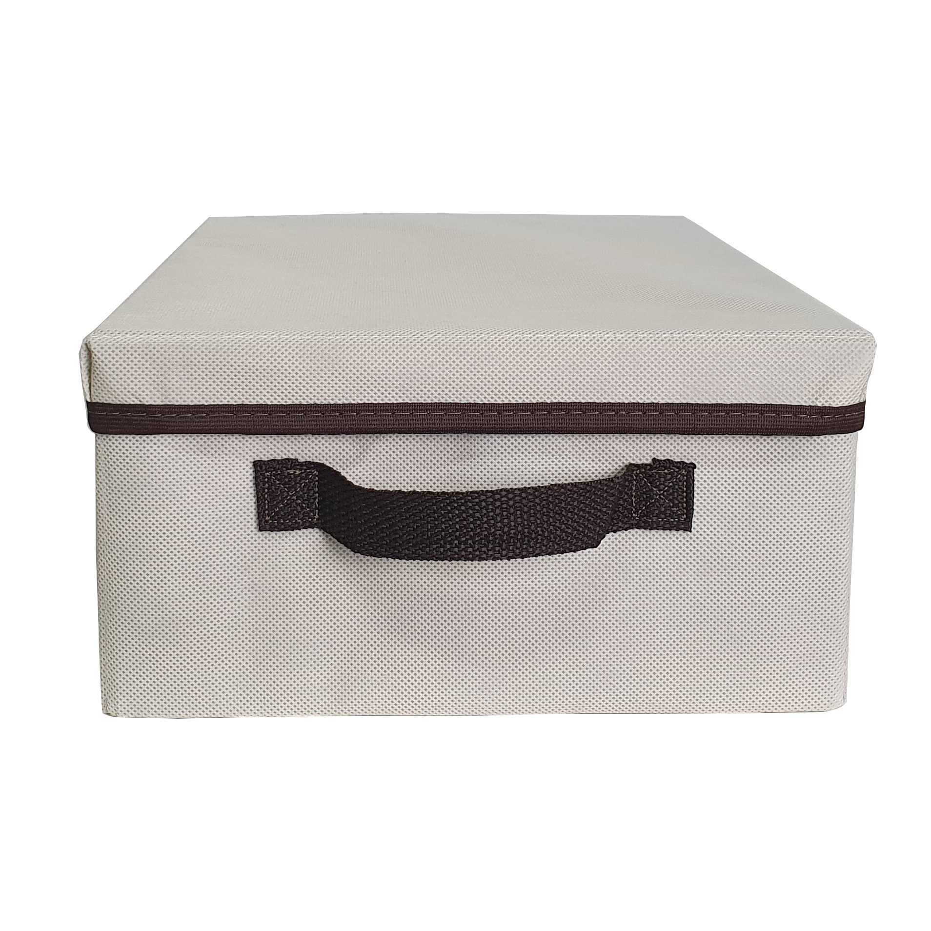 Caixa Organizadora Com Tampa 28x15x28 Puxador Alça KIT 2