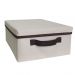 Caixa Organizadora Com Tampa 28x15x28 Puxador Alça KIT 2