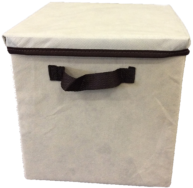 Caixa Organizadora Com Tampa 28x30x28cm Com Alça KIT 2