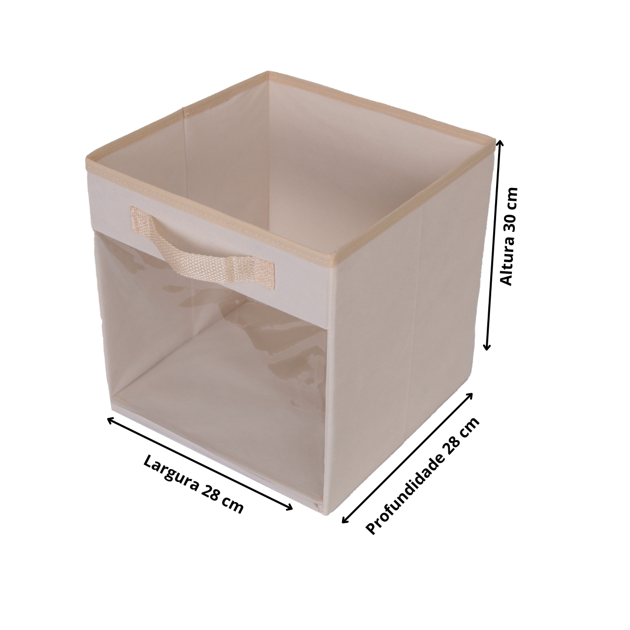 Caixa Organizadora Com Visor Transparente KIT 2