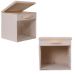 Caixa Organizadora De Brinquedo Com Tampa Fixa E Visor KIT 2