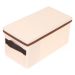 Caixa Organizadora Em Tecido De 14x15x38cm C/ Tampa KIT 2