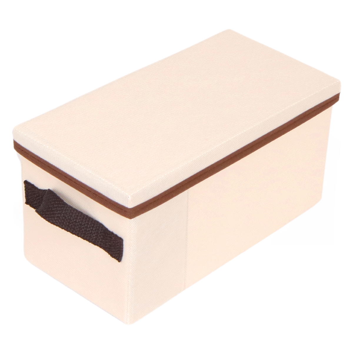 Caixa Organizadora Em Tecido De 14x15x38cm C/ Tampa KIT 2