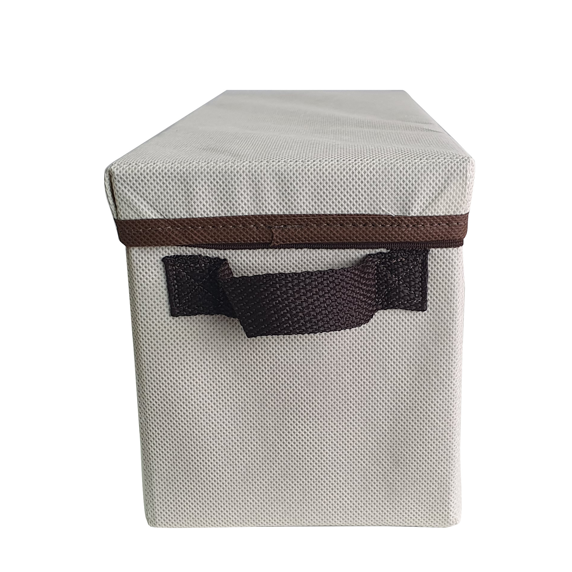 Caixa Organizadora Em Tecido De 14x15x38cm C/ Tampa KIT 2