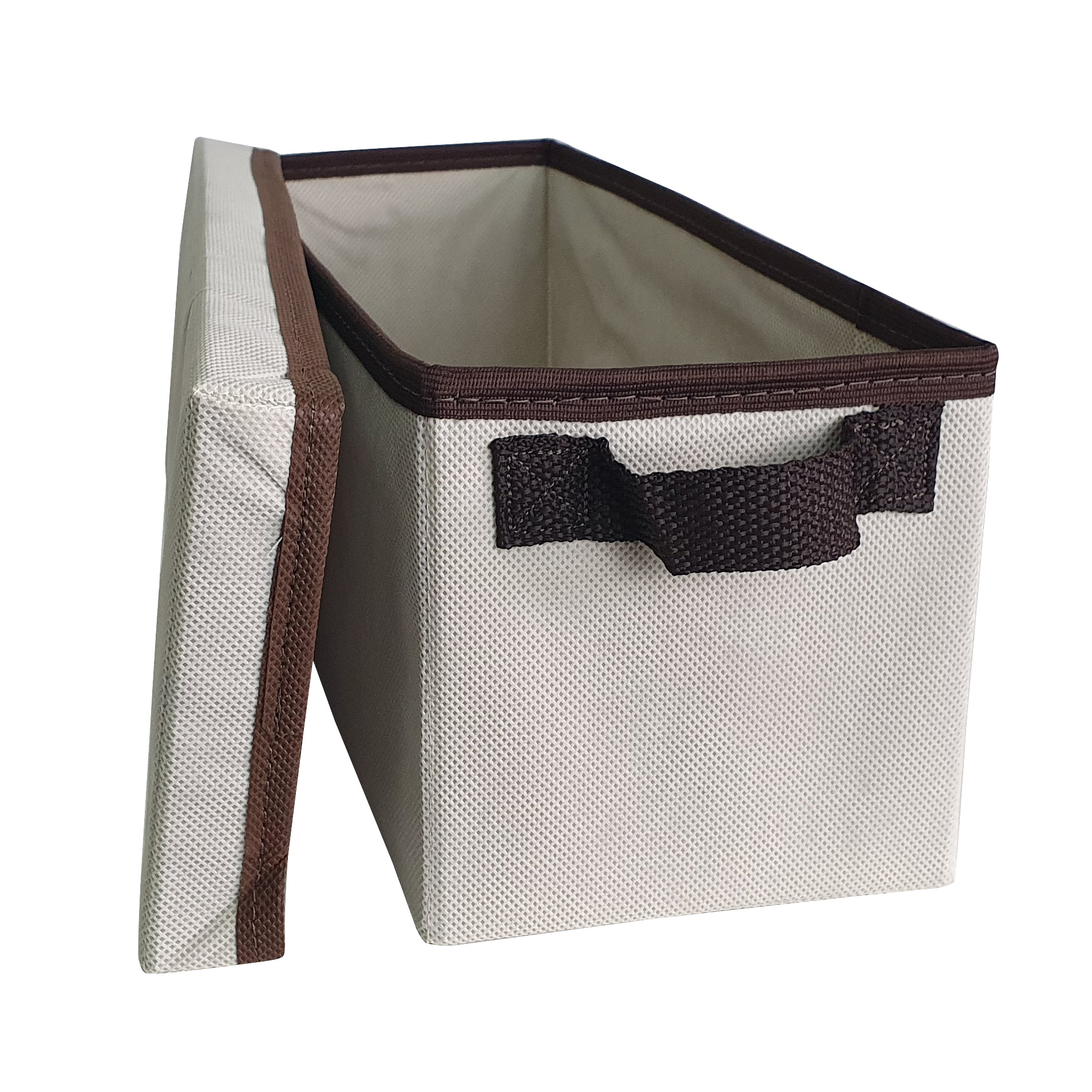 Caixa Organizadora Em Tecido De 14x15x38cm C/ Tampa KIT 2